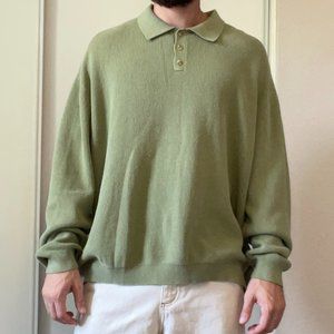 GREEN RETRO SWEATER (ASOS)